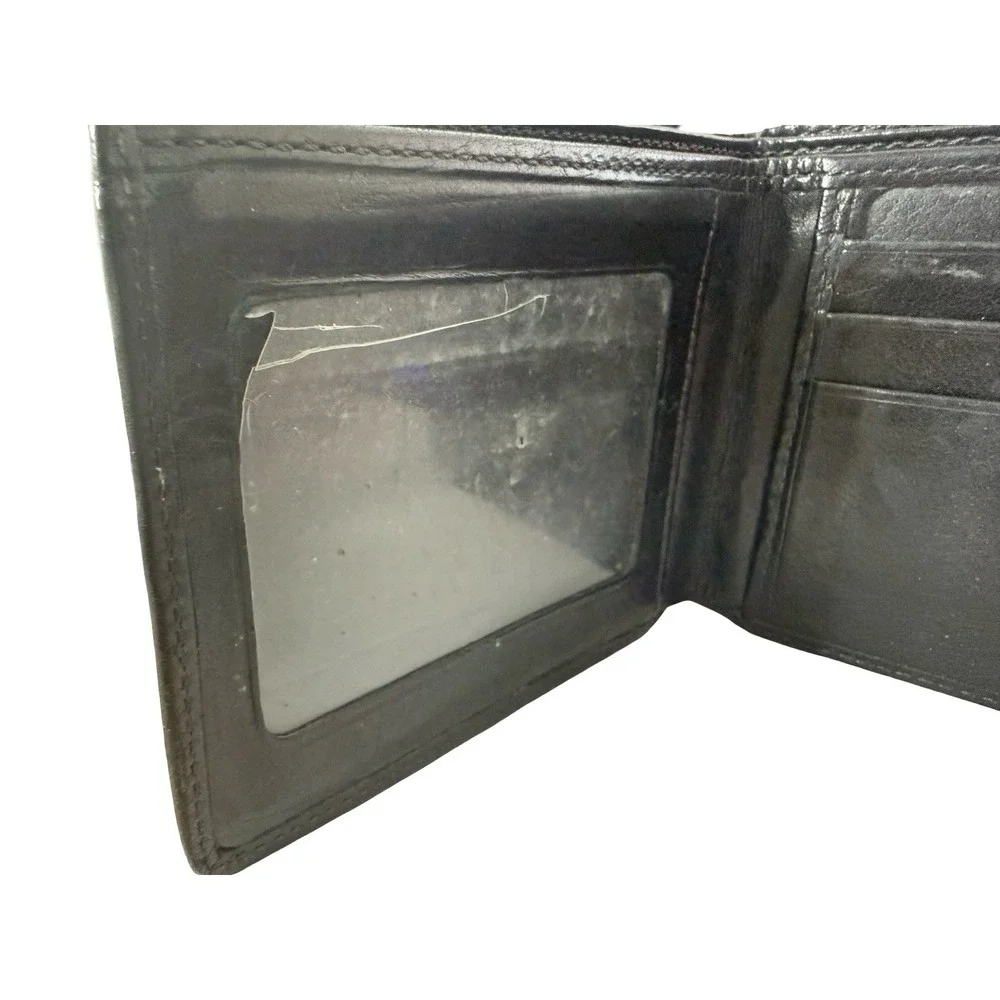 Vintage Men's Coach Water Buffalo Bifold Leather Wallet